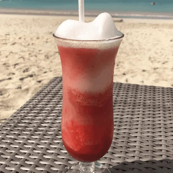 Miami Vice Frozen Cocktail