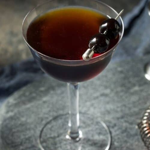 Black Manhattan Recipe Bar And Drink   Black Manhattan 500x500 