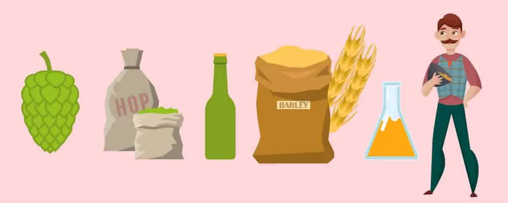 Ingredients for Beer making