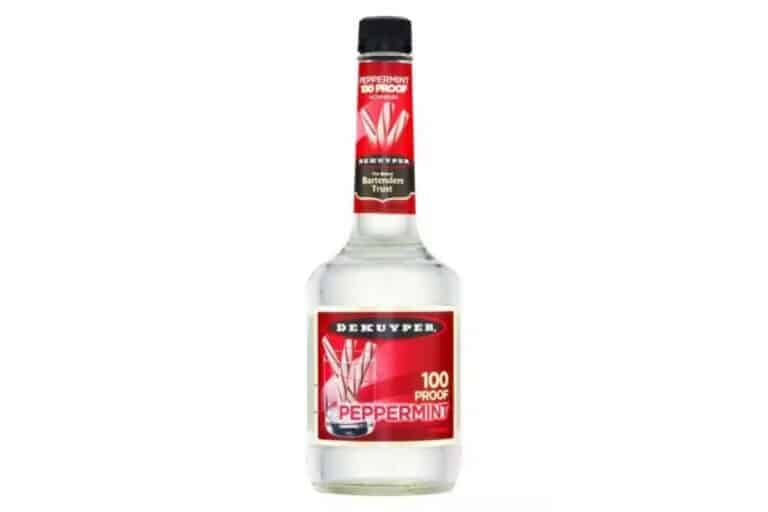 peppermint schnapps alcohol content