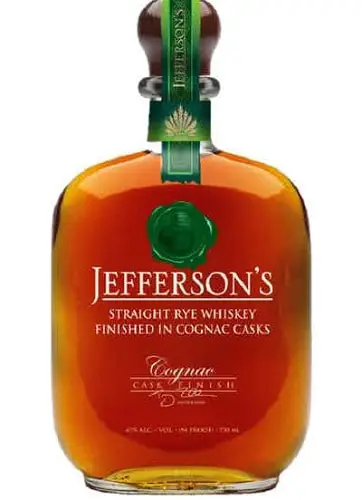 Jefferson’s Straight Rye Whisky Finished in Cognac Casks