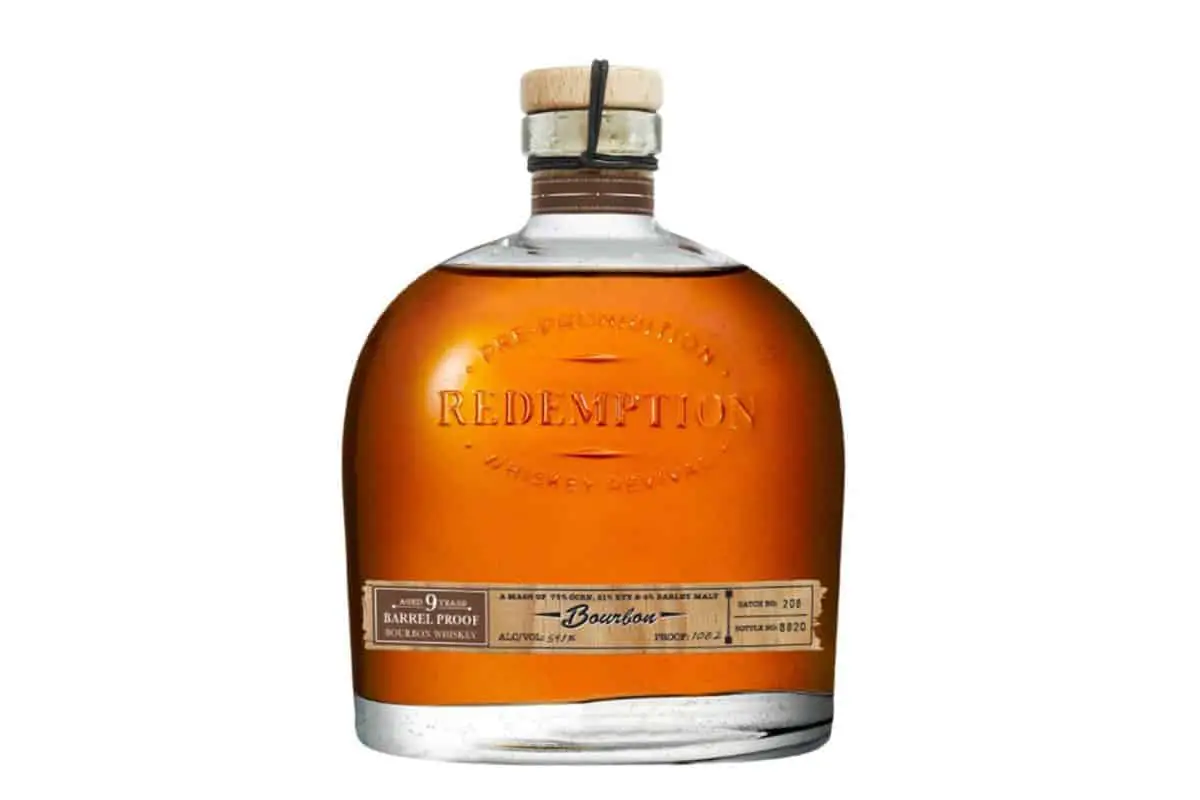 Redemption 9 Year Barrel Proof Bourbon Whiskey