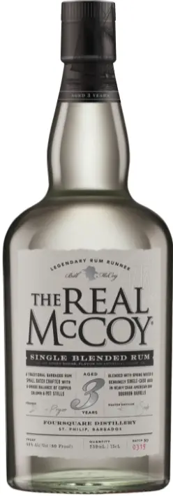 The Real McCoy 3 Year Silver Rum