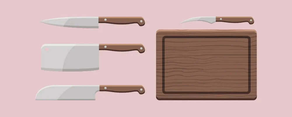 Knife & Chopping Board