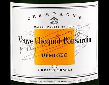 Veuve Clicquot Demi-Sec Champagne cover