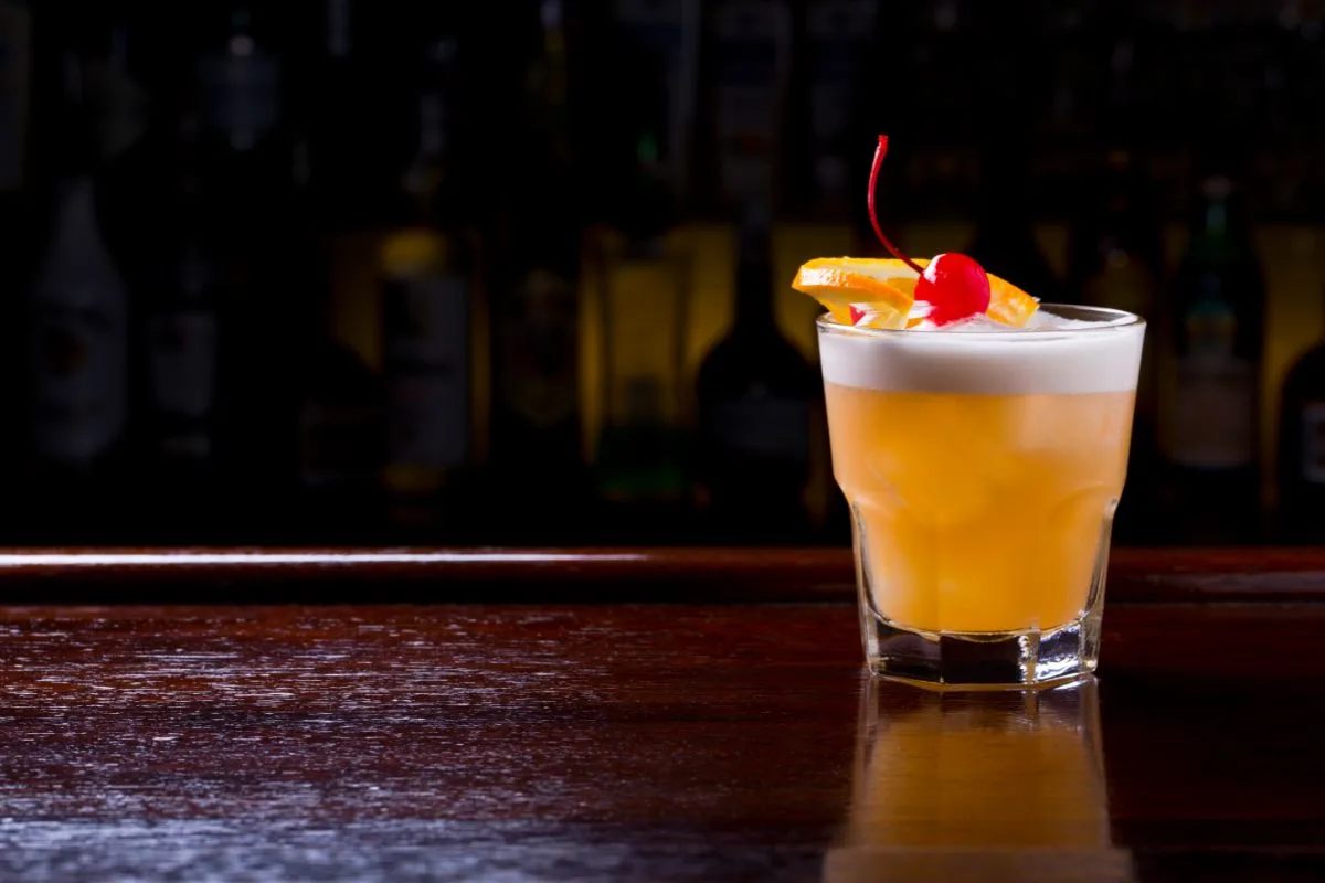 Peach Whiskey Sour